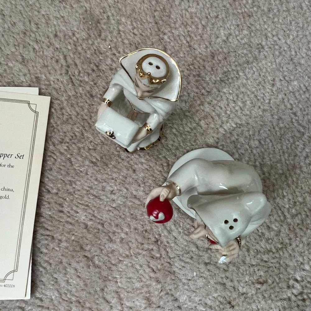 Wonderfully Wicked Disney Lenox Salt & Pepper shaker set